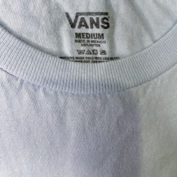 Light-blue Vans short sleeve shirt in Men’s medium - Picture 4 of 4